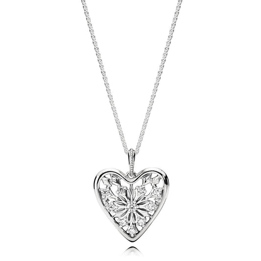 Collana Con Pendente Cuore D’inverno 396369CZ-80