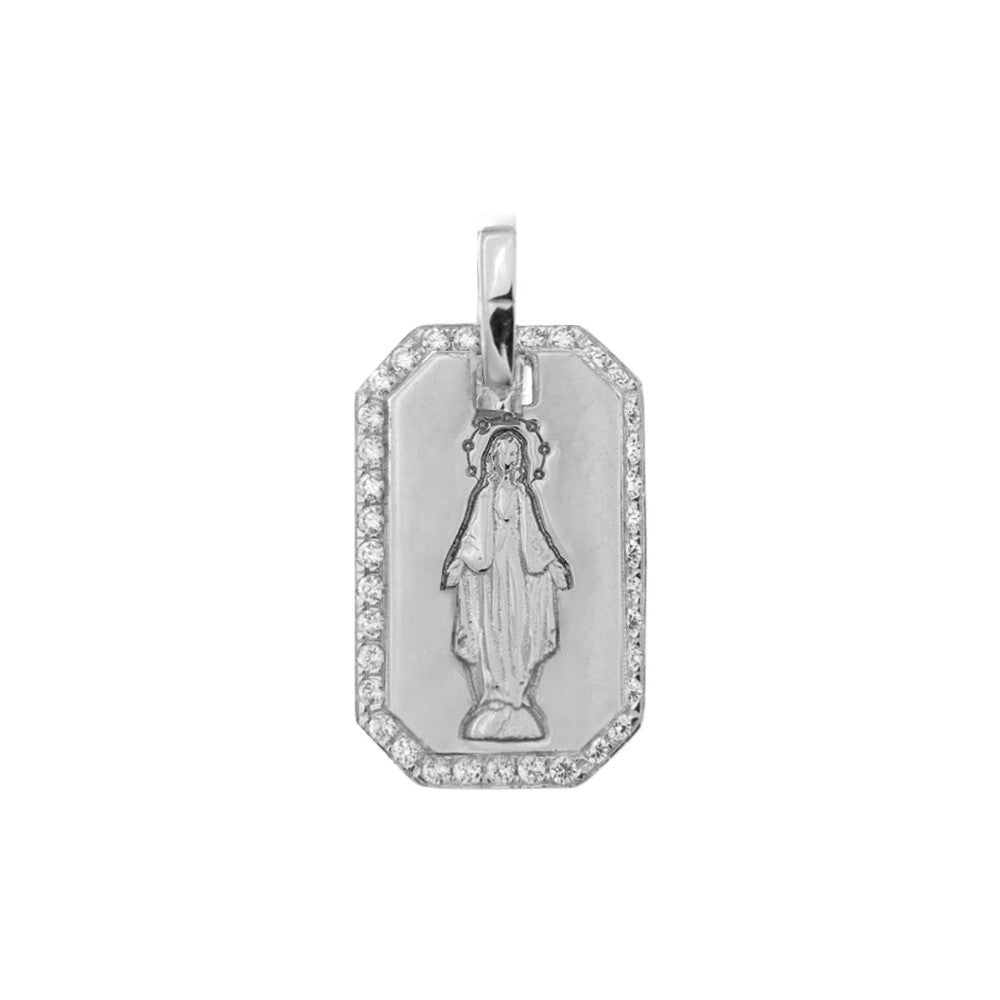 Girocollo Rue Des Mille Medaglia Madonnina - Catena e Punto GRZ-009RTMDAU-MNG