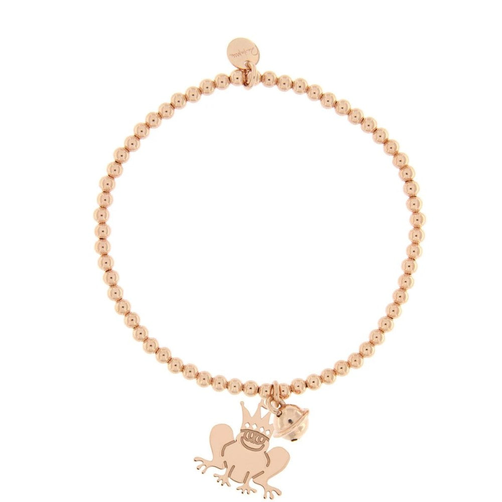 Bracciale Rue Des Mille a Pallini Elastico con Ciondolo Carrozza BR-ELAP-XS-STE