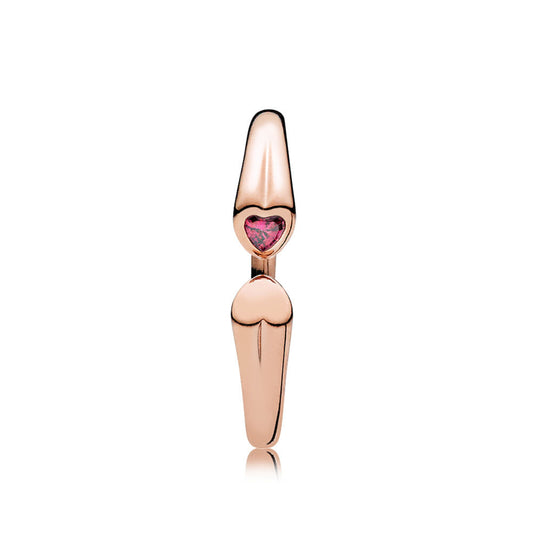 Anello Pandora Due Cuori 186570CZR