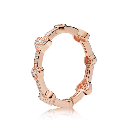 Anello Pandora Cuori seducenti 187729CZ