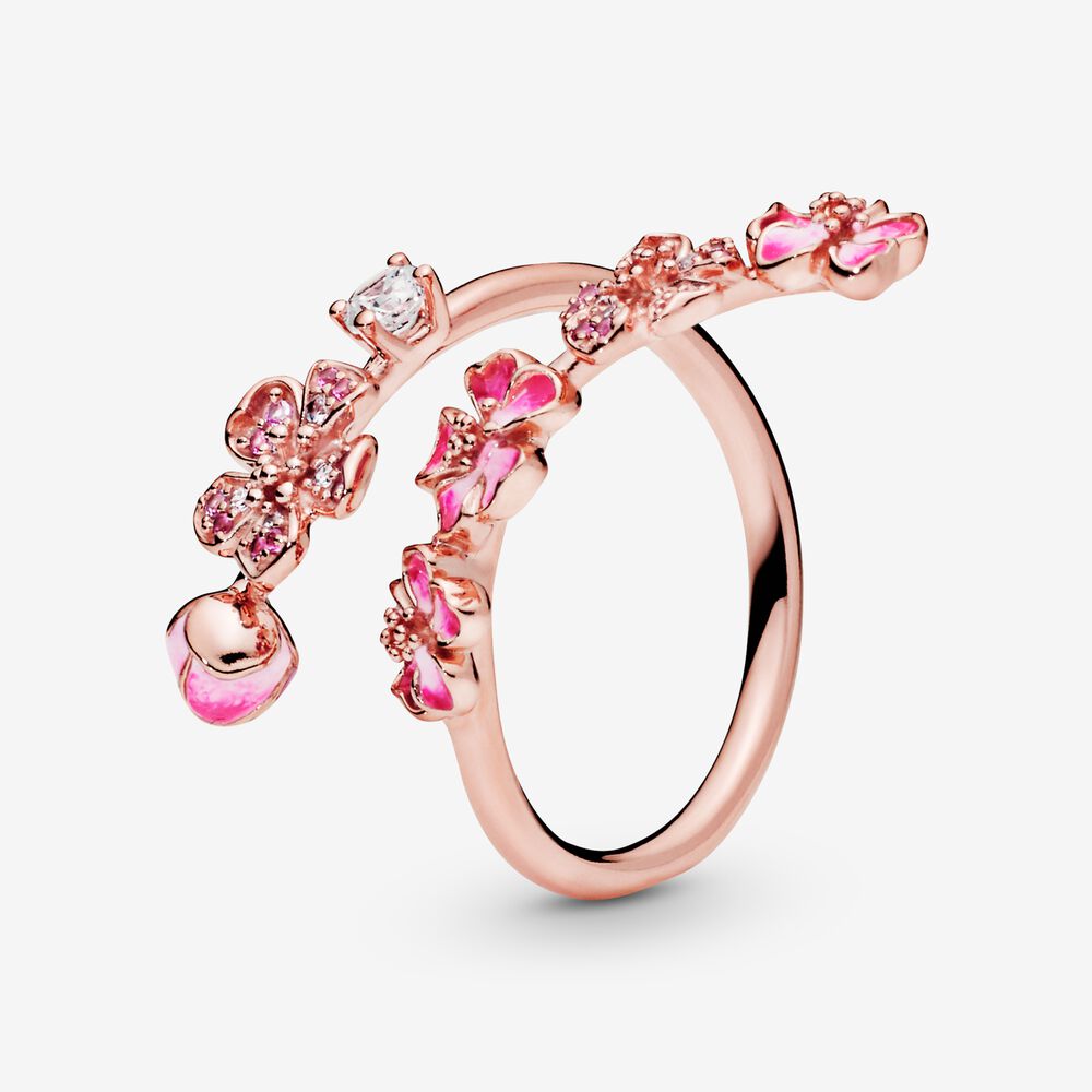 Anello Pandora Ramo di Fiori di Pesco 188088NCCMX