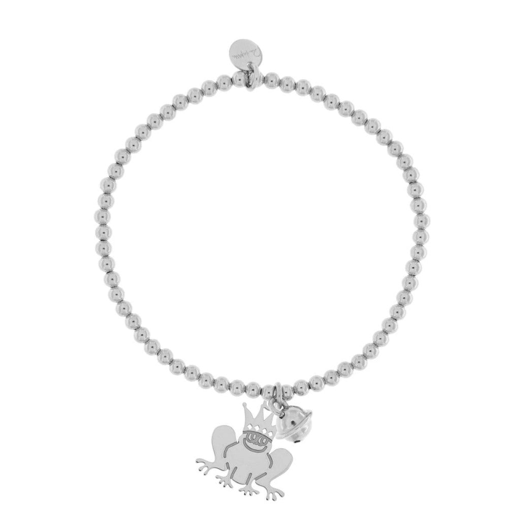 Bracciale Rue Des Mille a Pallini Elastico con Ciondolo Carrozza BR-ELAP-XS-STE