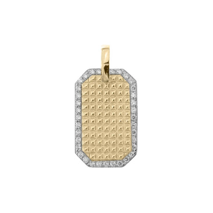 Girocollo Rue Des Mille Medaglia Texture Borchie - Catena e Punto GRZ-009RTBO