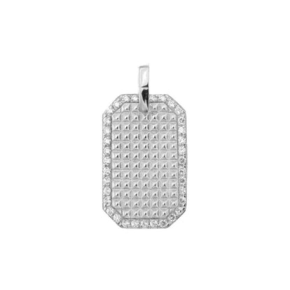 Girocollo Rue Des Mille Medaglia Texture Borchie - Catena e Punto GRZ-009RTBO