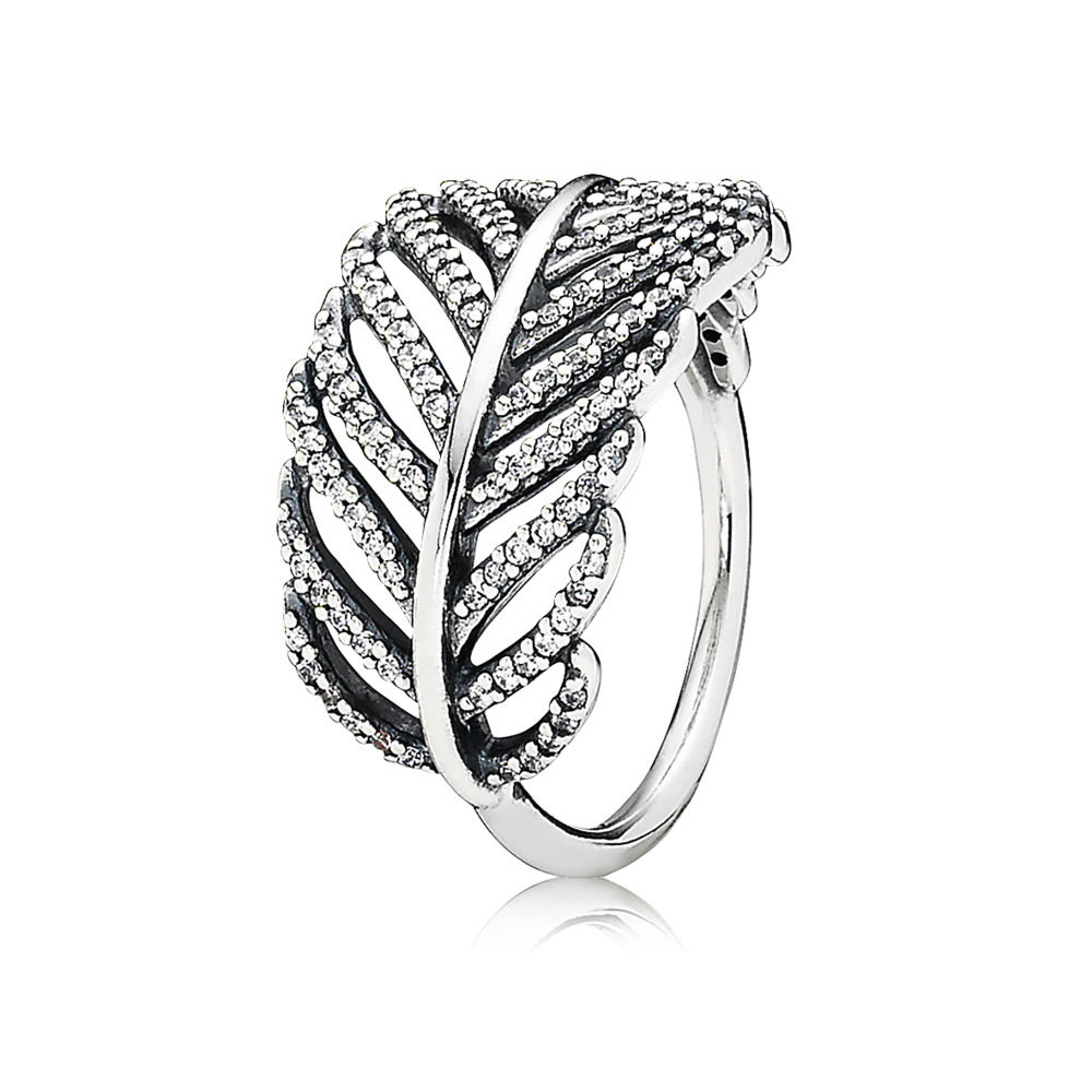 Anello Pandora Piuma in Pavé 190886CZ