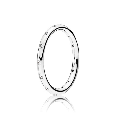 Anello Pandora Gocce d'Argento 190945CZ