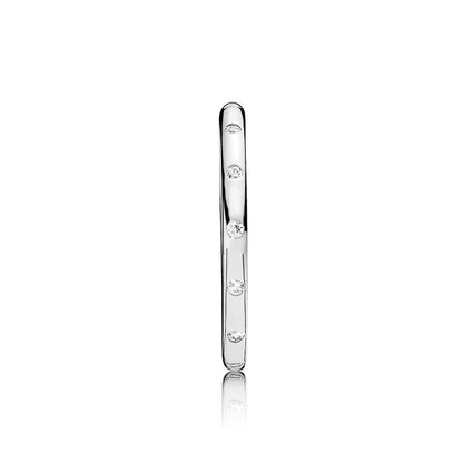 Anello Pandora Gocce d'Argento 190945CZ