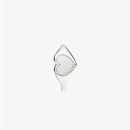 Pandora Heart Seal Ring 191042CZ