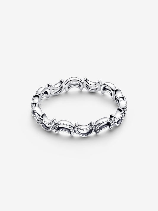 Anello Pandora Luna Crescente Luminosa Argento Sterling 925 194258C00