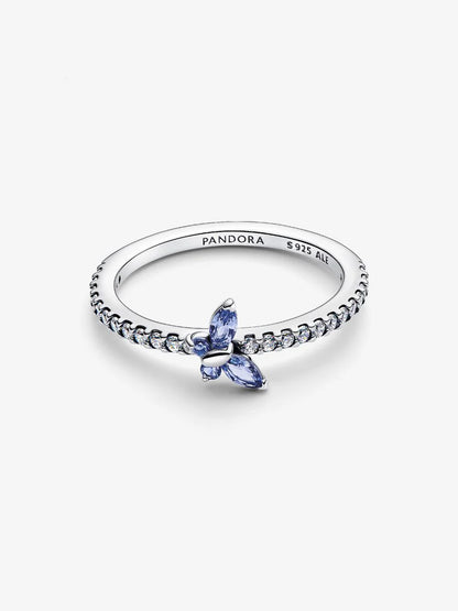 Anello Pandora Farfalla Luminosa Argento Sterling 925