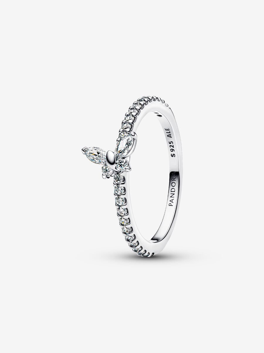 Anello Pandora Farfalla Luminosa Argento Sterling 925