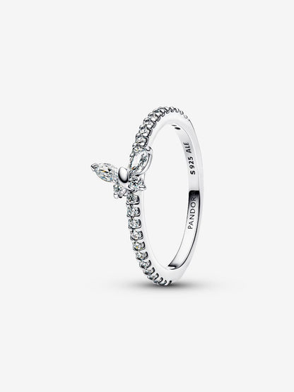 Anello Pandora Farfalla Luminosa Argento Sterling 925