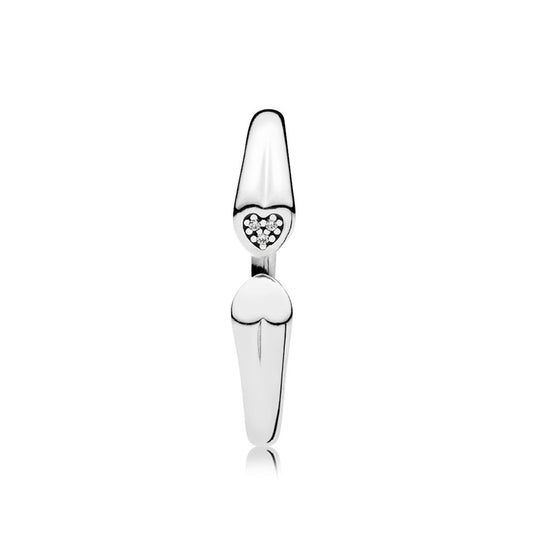 Anello Pandora Due Cuori 196572CZ