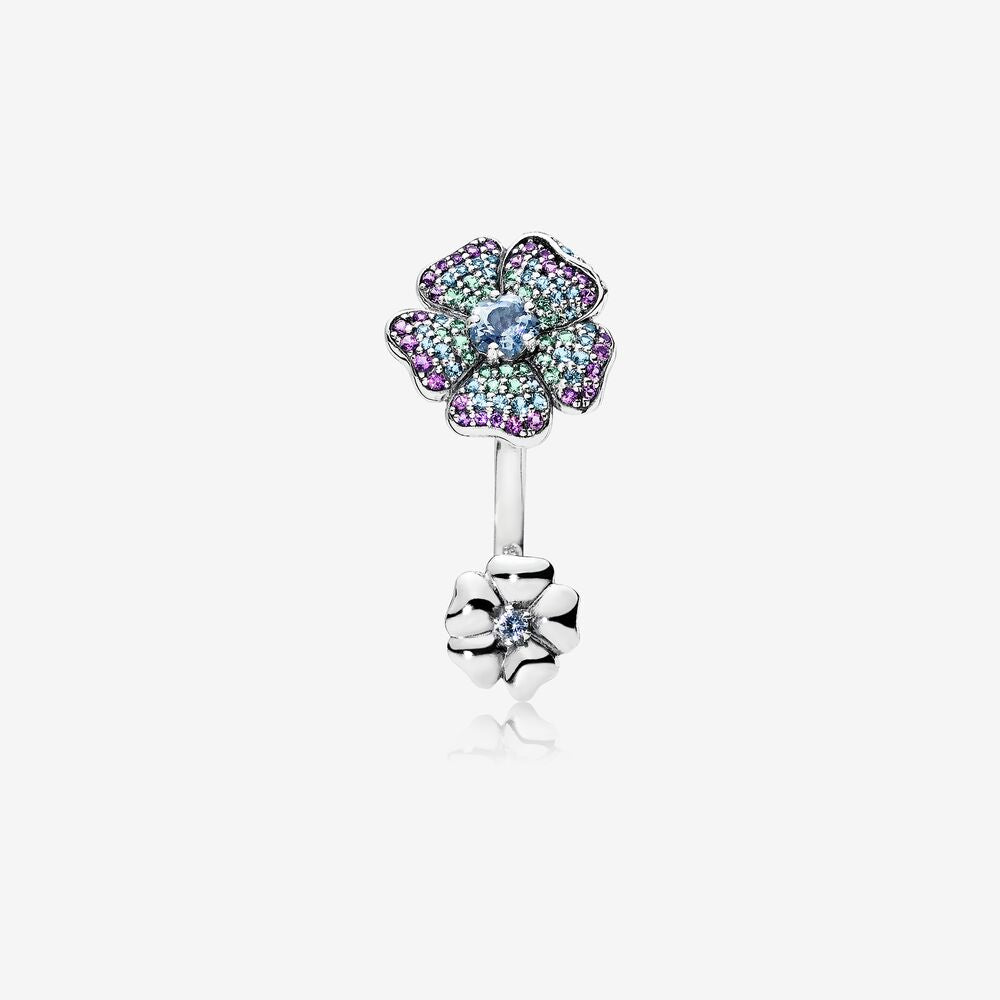 Anello Pandora Fioritura Gloriosa 197086NRPMX