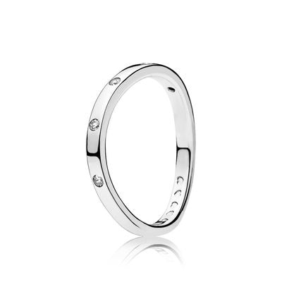Pandora Swirl of Drops Ring 197113CZ