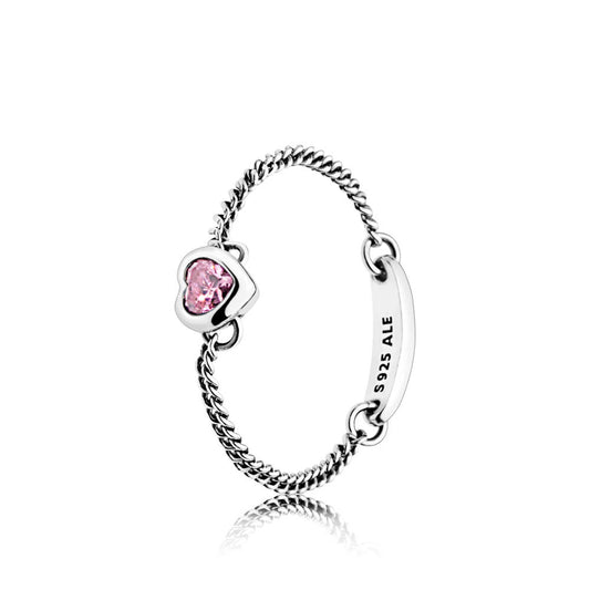 Anello Pandora Cuore Magico Rosa 197191PCZ