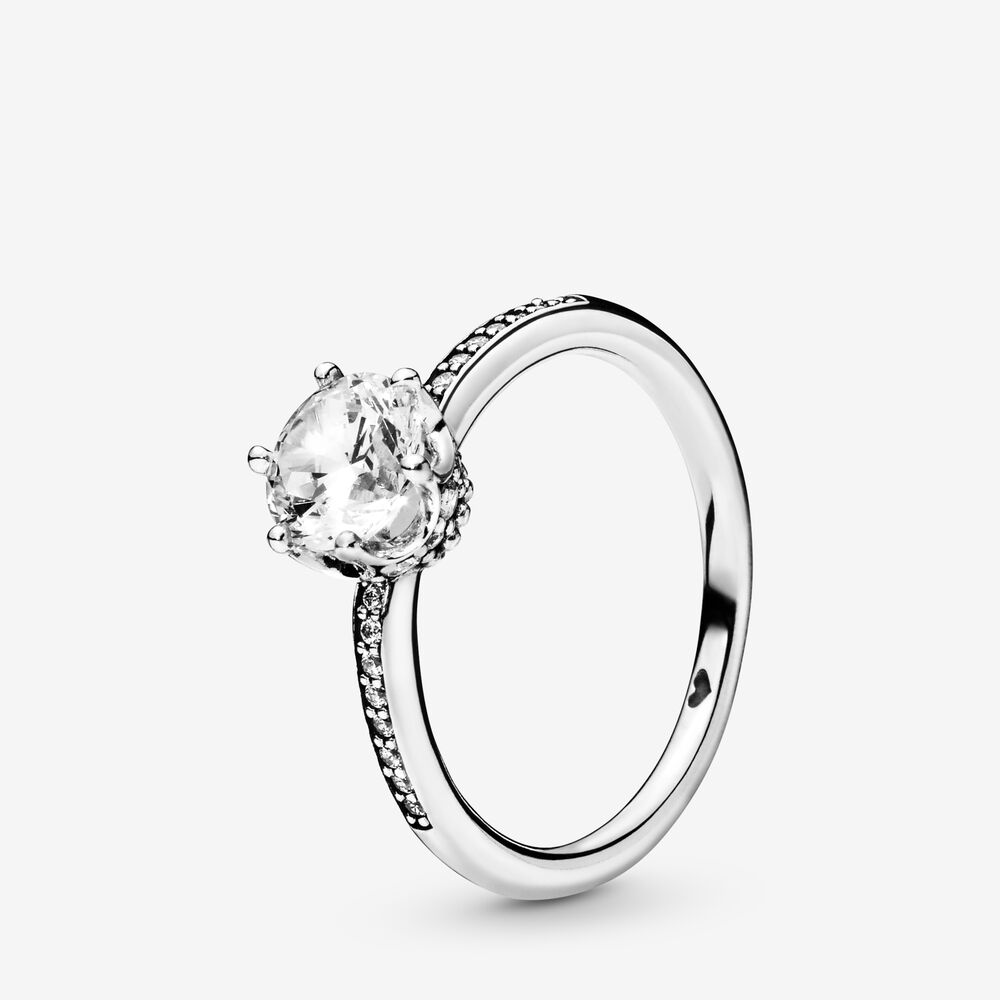 Pandora Sparkling Crown Ring 198289CZ