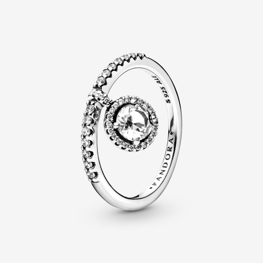Pandora Sparkling Pendant Ring 198491C02