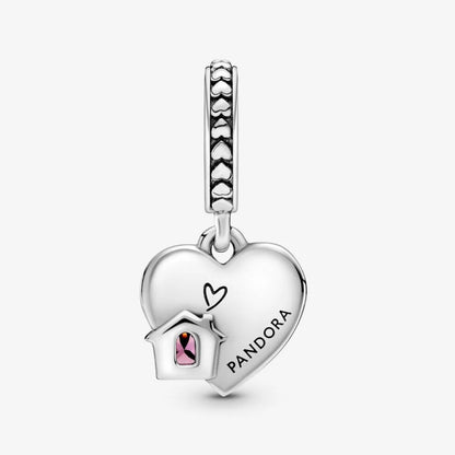 Pandora Love My Home Heart Pendant Charm 799324C01
