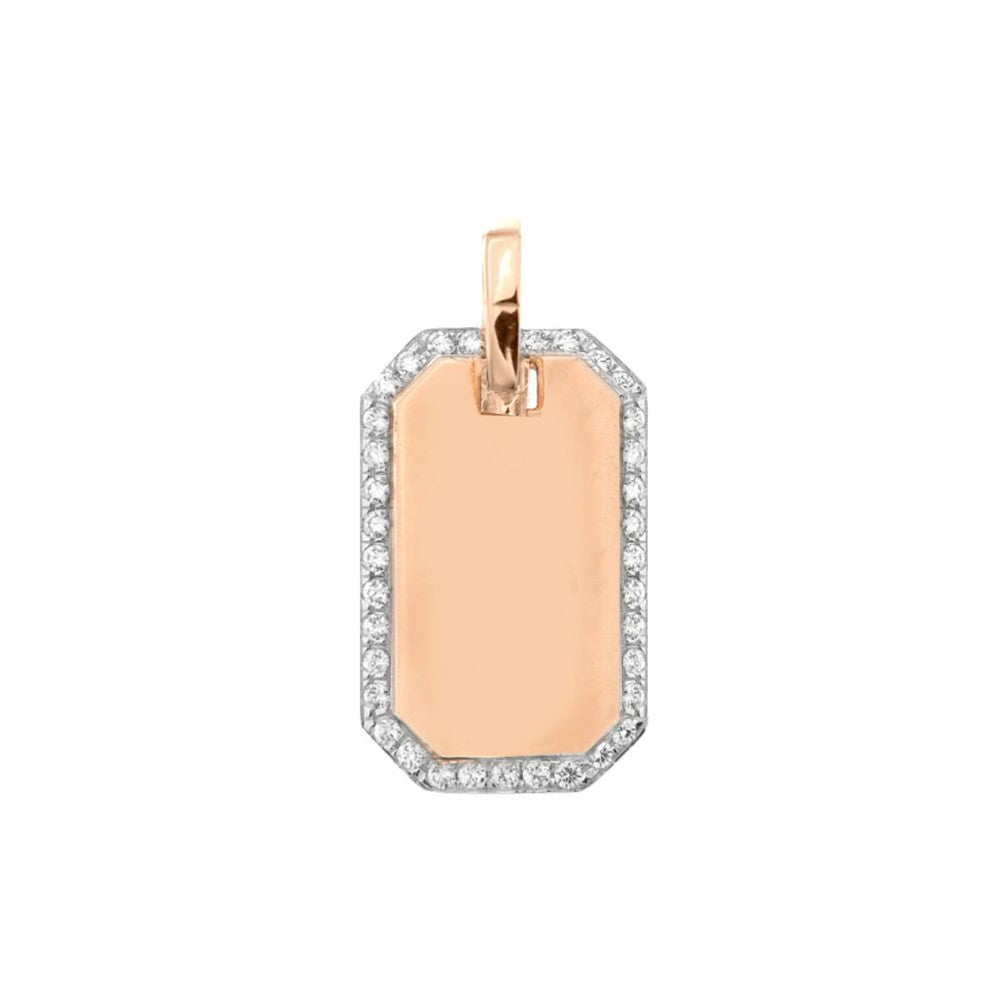 Girocollo Rue Des Mille Medaglia Plain - Catena e Punto GRZ-009-RT-LIS