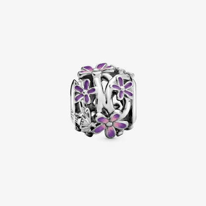 Pandora Purple Daisy Charm with Openwork 798772C02