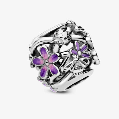 Pandora Purple Daisy Charm with Openwork 798772C02