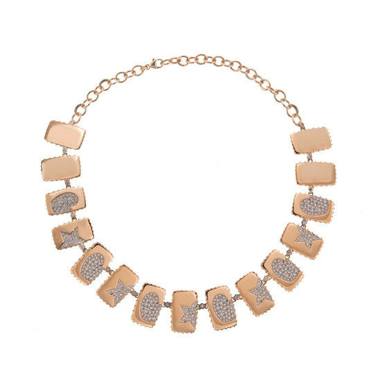 Girocollo Rue Des Mille Medaglie Luxury Cuori e Stelle GRZ-009 RT LUX
