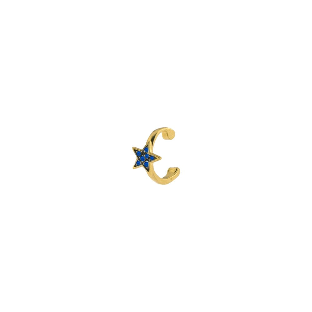 Earcuff Rue Des Mille Stella Zirconi Blu ORZ-EAR STE