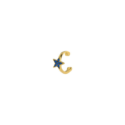 Earcuff Rue Des Mille Stella Zirconi Blu ORZ-EAR STE