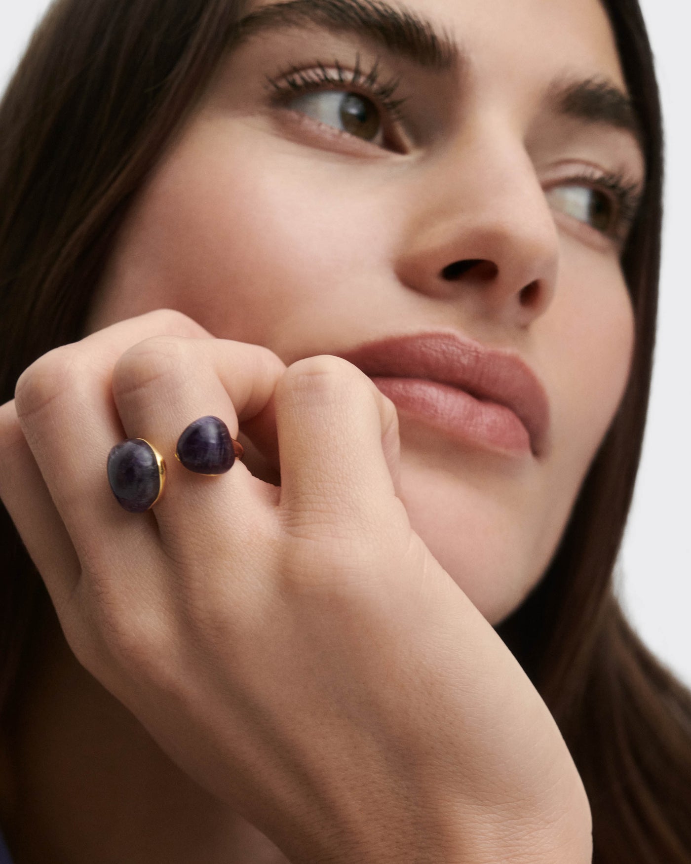 Anello PD PAOLA Amethyst Gravity Ring ANB1-D41