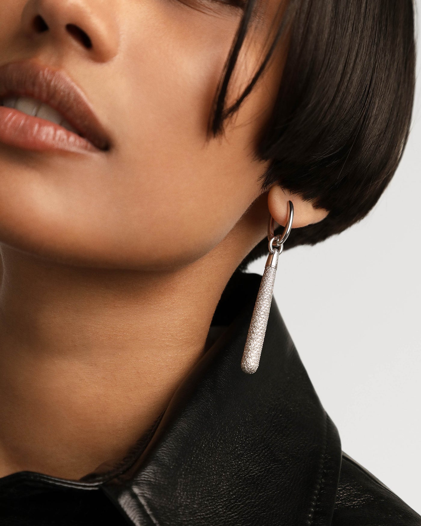 Piercing PD PAOLA Pavé Supreme Jupiter Single Hoop PGB2-145