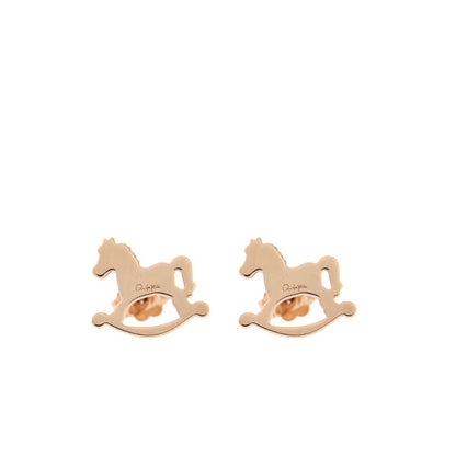 Rue Des Mille Horse Stud Earrings OR-LOBO-CAV