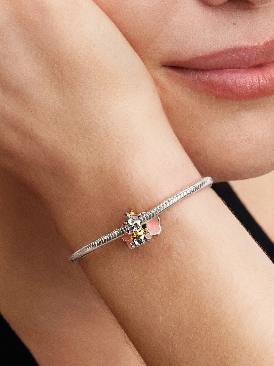 Charm Pandora Disney, Dumbo e la Piuma Magica 764023C01