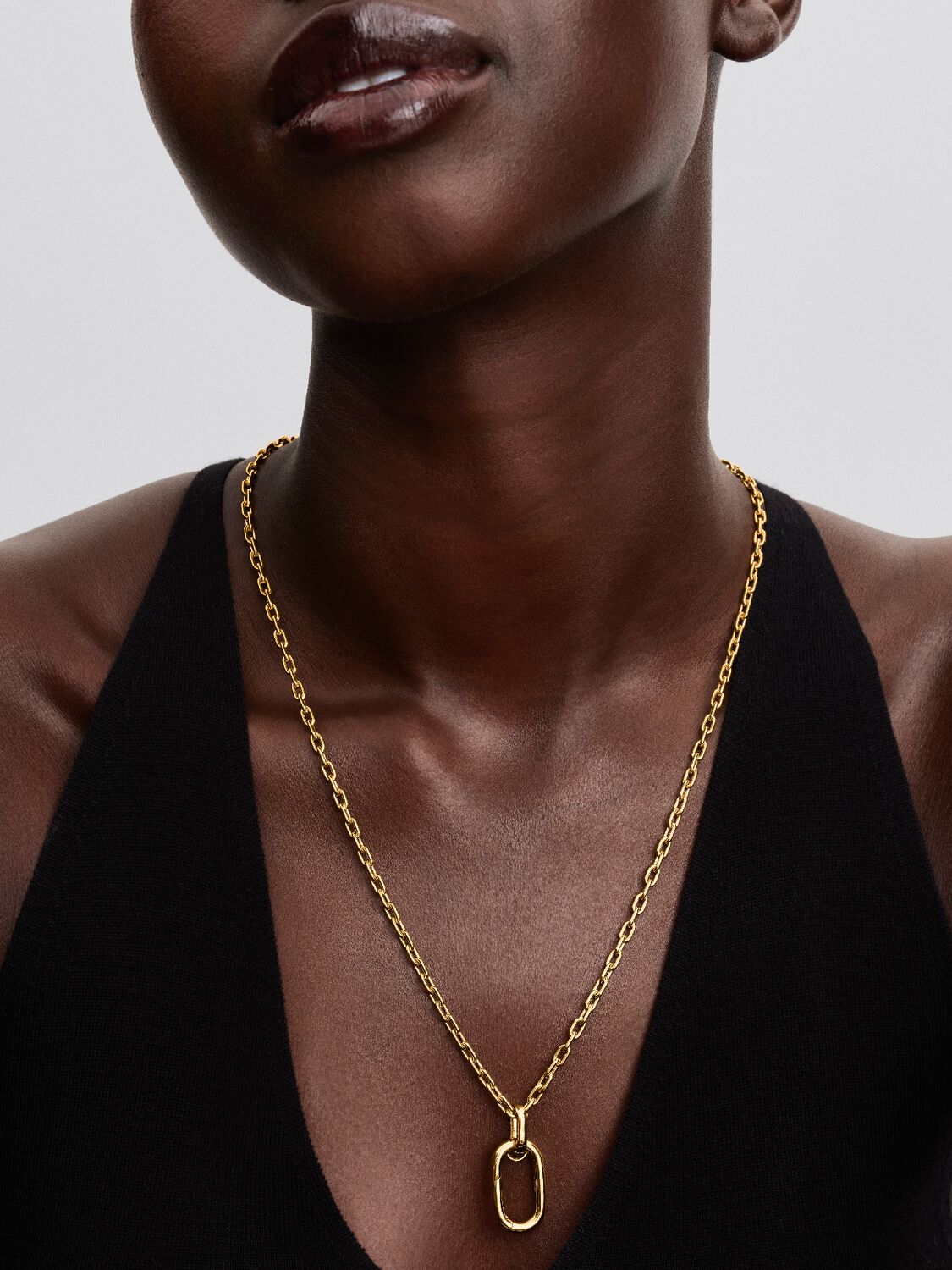 Collana Pandora con Link Pendente Apribile Pandora ME Placcatura in Oro 14k