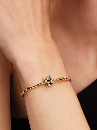 Charm Pandora Marvel, Avengers, Elmo di Thor Argento Sterling 925, Placcatura in Oro 14k