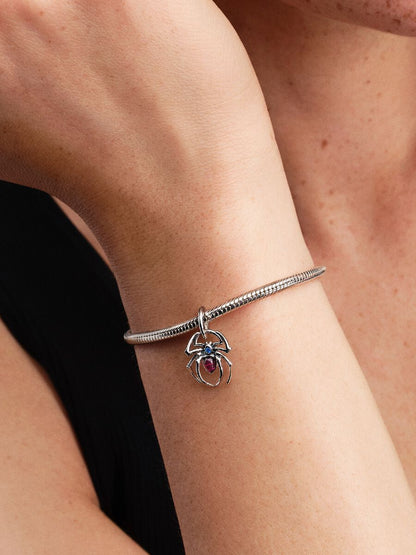 Charm Pandora Marvel, Spider-Man, Pendente Ragno Argento Sterling 925