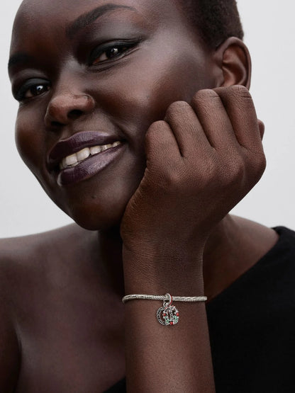 Charm Pandora Pendente Doppio Ghirlanda di Natale Argento Sterling 925 794238C01