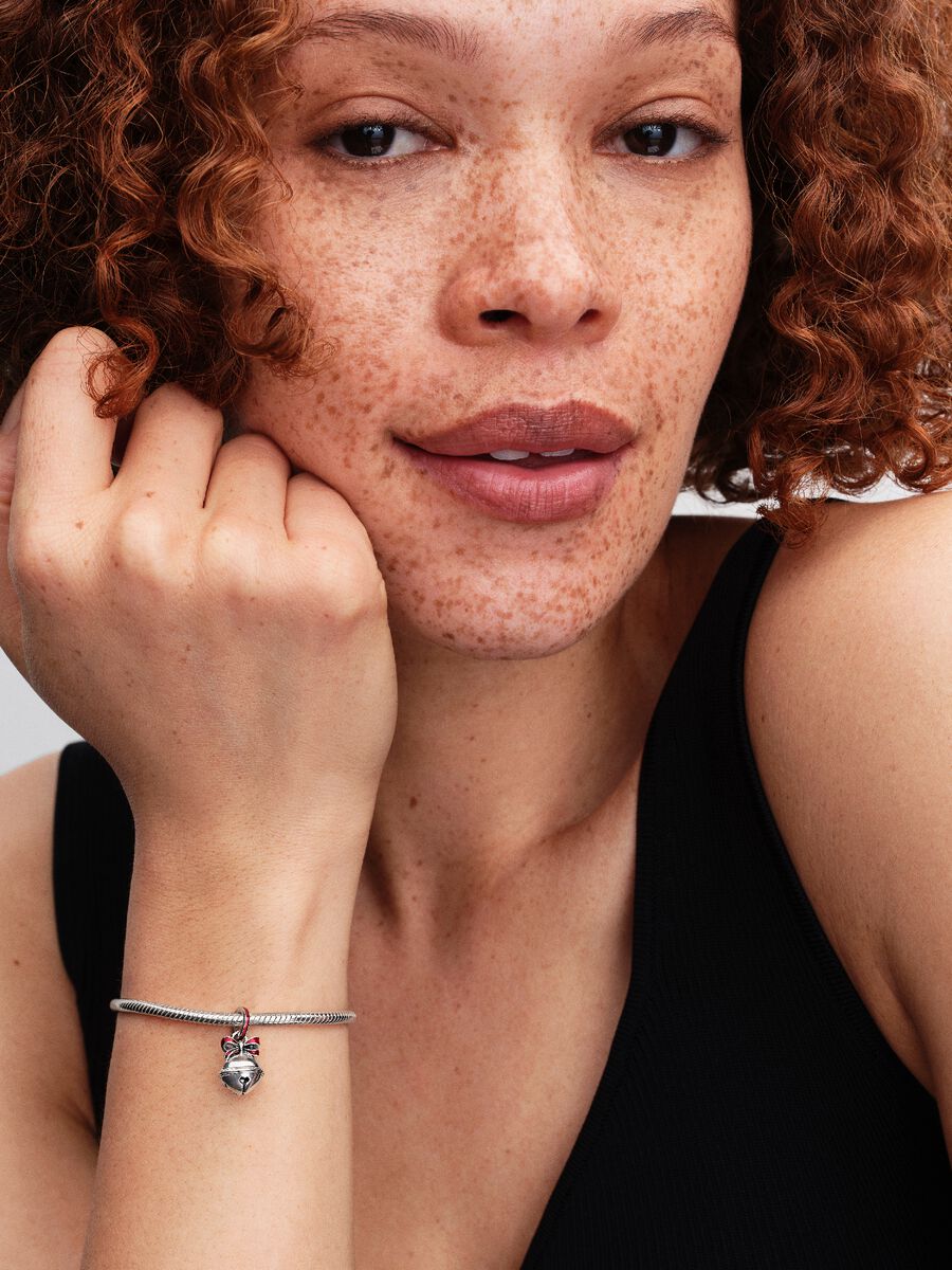 Charm Pandora Pendente Campanella di Natale Argento Sterling 925 794246C01