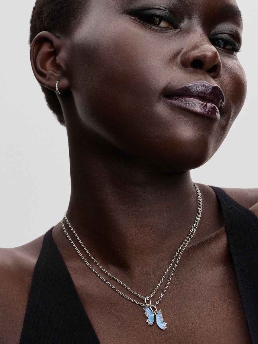 Charm Pandora Pendente Ali di Farfalla Divisibile Argento Sterling 925 794244C01