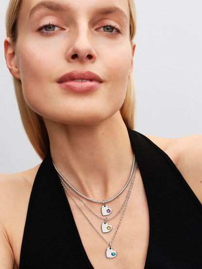 Charm Pandora Cuore con Pietra Miele Novembre Argento Sterling 925 794295C11