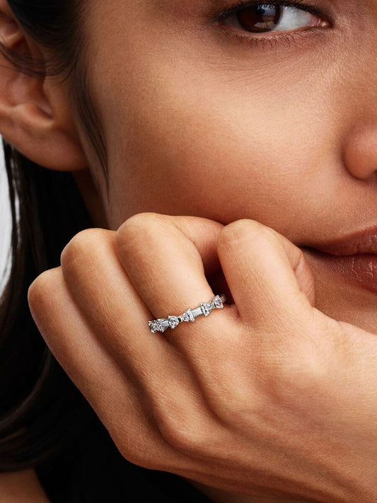 Anello Pandora Fiocchi Luminosi Argento Sterling 925 194233C01