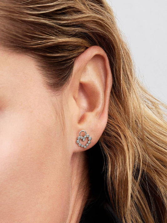 Orecchini Pandora Lucchetto Cuore Luminoso 294419C01