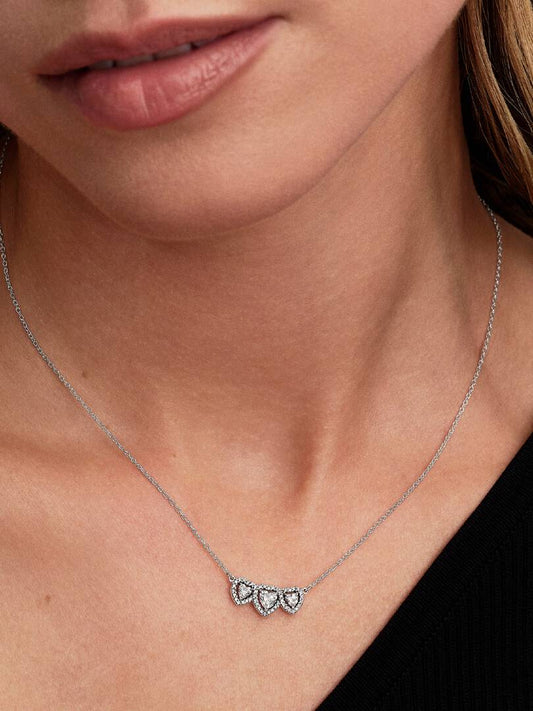 Collana Pandora Tre Cuori 394412C01