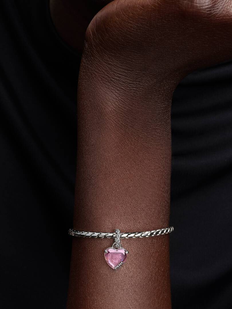 Charm Pandora Pendente Cuore Rosa Ti Voglio Bene Mamma 794464C01