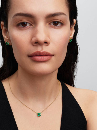 Collana Pandora Quadrifoglio Verde 364502C01