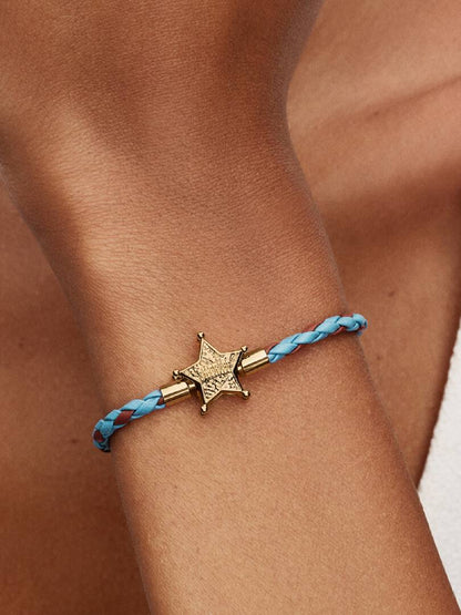Bracciale Pandora Disney Pixar, Toy Story, Bracciale in Pelle Stella dello Sceriffo 564605C01