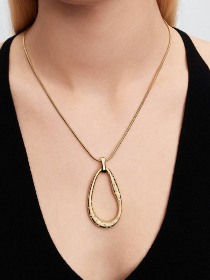 Collana Pandora Ovale Linea Sinuosa con Pietre Luminose Grande 364667C01