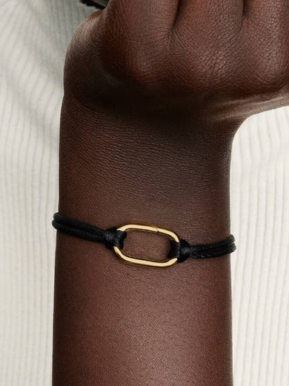 Bracciale Pandora Regolabile Cordino Nero con Link Apribile Pandora ME 564680C01