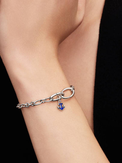 Charm Pandora Mini Pendente Ancora Blu Pandora ME 794610C01